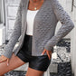 Open Front Long Sleeve Cardigan