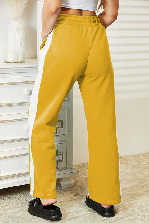 Side Stripe Drawstring Pants