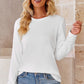 Round Neck Long Sleeve Top