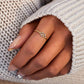 Number 8 Heart 925 Sterling Silver Ring