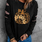 Leopard Pumpkin Graphic Sweatshirt