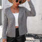 Open Front Long Sleeve Cardigan