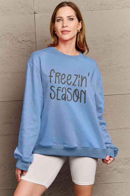 FREEZIN' SEASON Graphic Sweatshirt