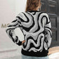 Round Neck Dropped Shoulder Sweater