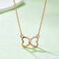 Moissanite 925 Sterling Silver Heart Bow Necklace