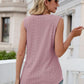 Eyelet V-Neck Tank