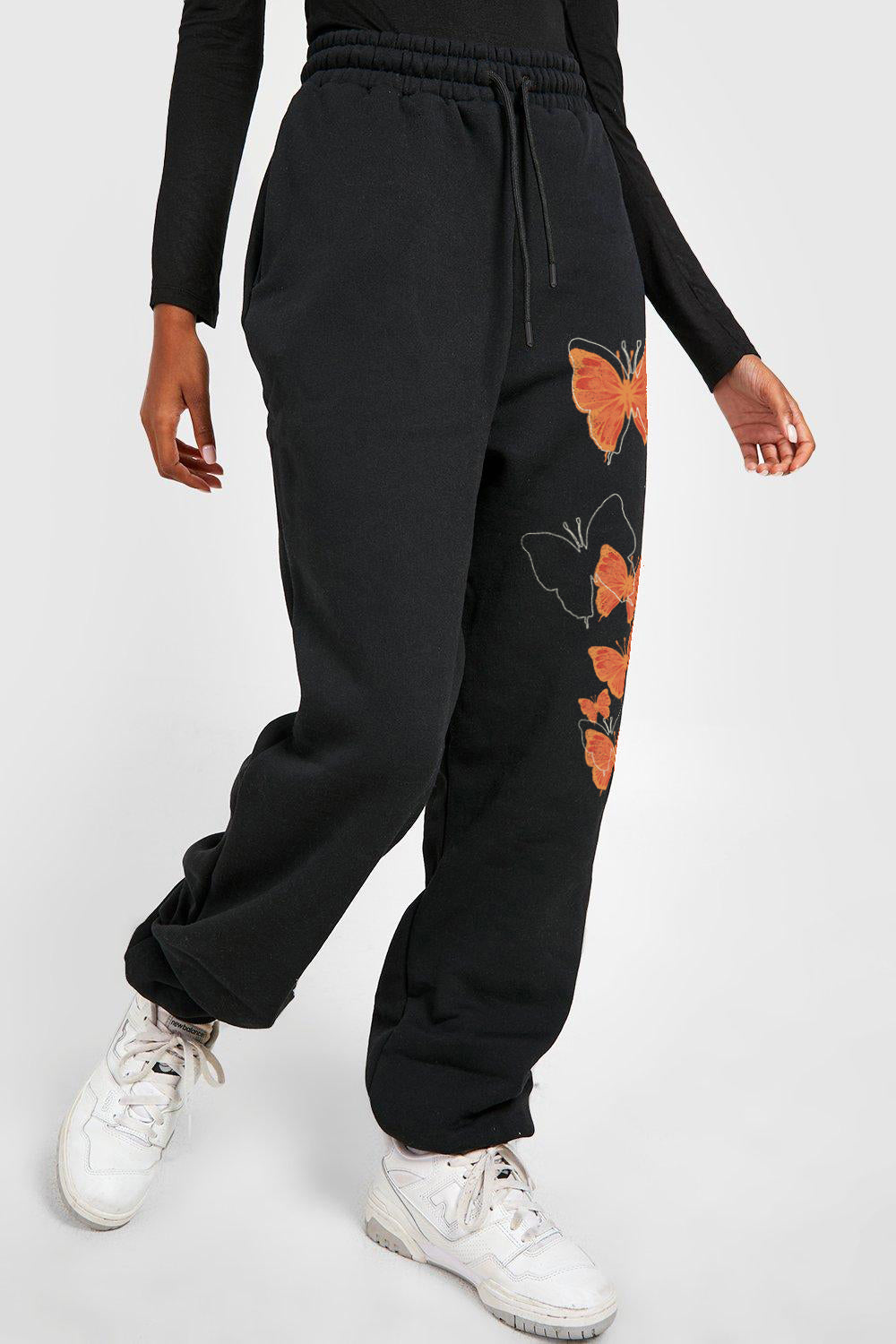 Butterfly Graphic Sweatpants