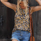 Leopard Round Neck Tank