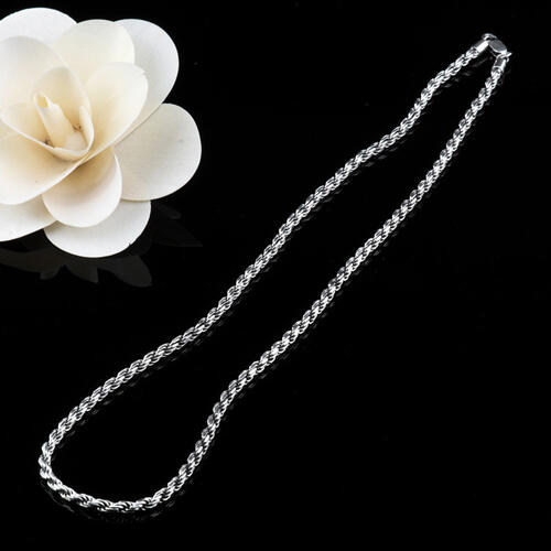 19.7" Snake Chain 925 Sterling Silver Necklace
