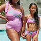 Vacay Mode Two-Piece Swim Set in Carnation Pink