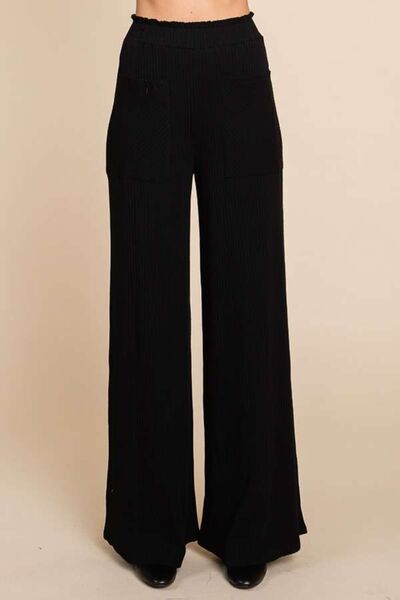 High Waist Wide Leg Pants