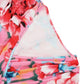 Ruffled Tied Floral Surplice Dress
