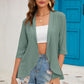 Half Sleeve Open Front Cardigan