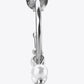 Pearl 925 Sterling Silver C-Hoop Earrings