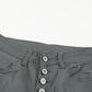Button Fly Hem Detail Skinny Jeans