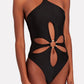 Ring Detail Cutout One-Piece Swimsuit