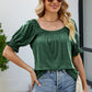 Short Flounce Sleeve Top