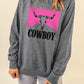 COWBOY Bull Graphic Sweatshirt