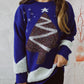 Christmas Tree Graphic Dropped Shoulder Sweater