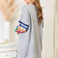 Multicolored Stripe Open Front Longline Cardigan