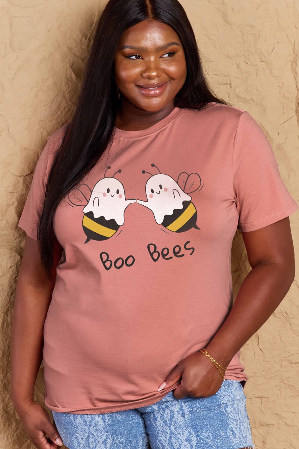 BOO BEES Graphic Cotton T-Shirt