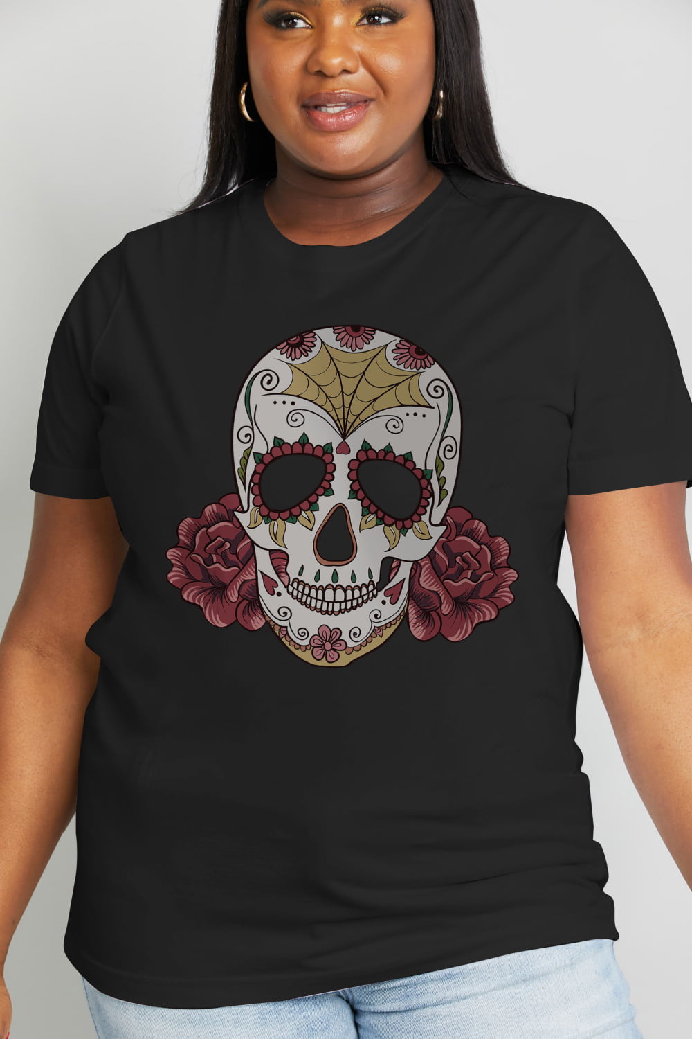 Skull Graphic Cotton Tee