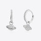 925 Sterling Silver Zircon Planet Drop Earrings