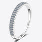 Moissanite 925 Sterling Silver Half-Eternity Ring