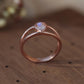 Moonstone Heart 925 Sterling Silver Ring