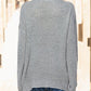 Turtleneck Drop Shoulder Long Sleeve Sweater