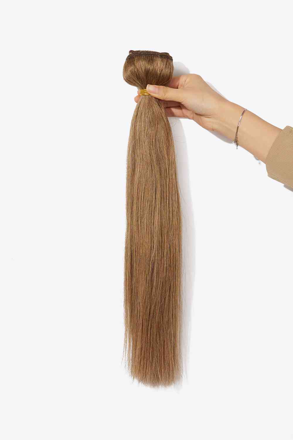 18''200g #1 Keep Me Elegant Straight Clip-in Human Hair Extensions