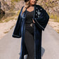 Plus Size Embroidery Open Front Long Sleeve Cardigan