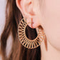 18K Gold-Plated Cutout Earrings