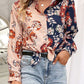 Floral Button Up Long Sleeve Shirt