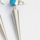 18K Stainless Steel Turquoise Drop Earrings