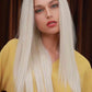 13*2" Lace Front Wigs Synthetic Long Straight 26" Heat Safe 150% Density