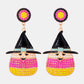 Witch's Hat Shape Synthetic Pearl Dangle Earrings