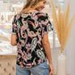 Sew In Love Paisley Print Round Neck Short Sleeve T-Shirt