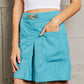 Pocketed Wide Leg Shorts