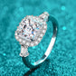 So Much Shine 2 Carat Moissanite Sterling Silver Ring
