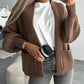 Open Front Dropped Shoulder Cardigan