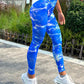 Tie-dye Slim Fit High Waistband Long Active Pants