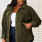 Cozy Girl Full Size Button Down Shacket
