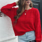 Round Neck Long Sleeve Sweater