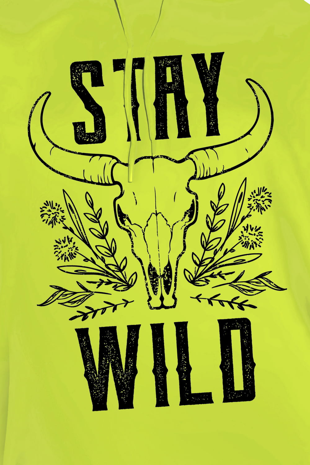 STAY WILD Graphic Hoodie