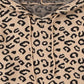 Leopard Print Drawstring Hooded Sweater