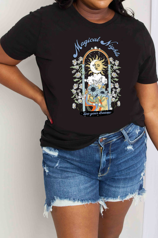 MAGICAL NIGHTS LIVE YOUR DREAMS Graphic Cotton Tee