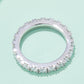 2.3 Carat Moissanite 925 Sterling Silver Eternity Ring