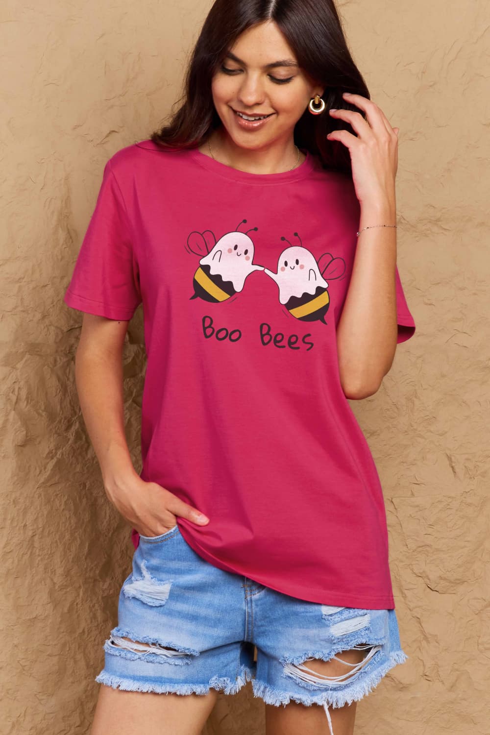 BOO BEES Graphic Cotton T-Shirt