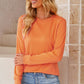 Round Neck Long Sleeve Top